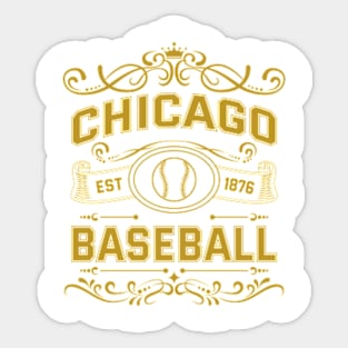 Vintage Chicago Baseball Sticker